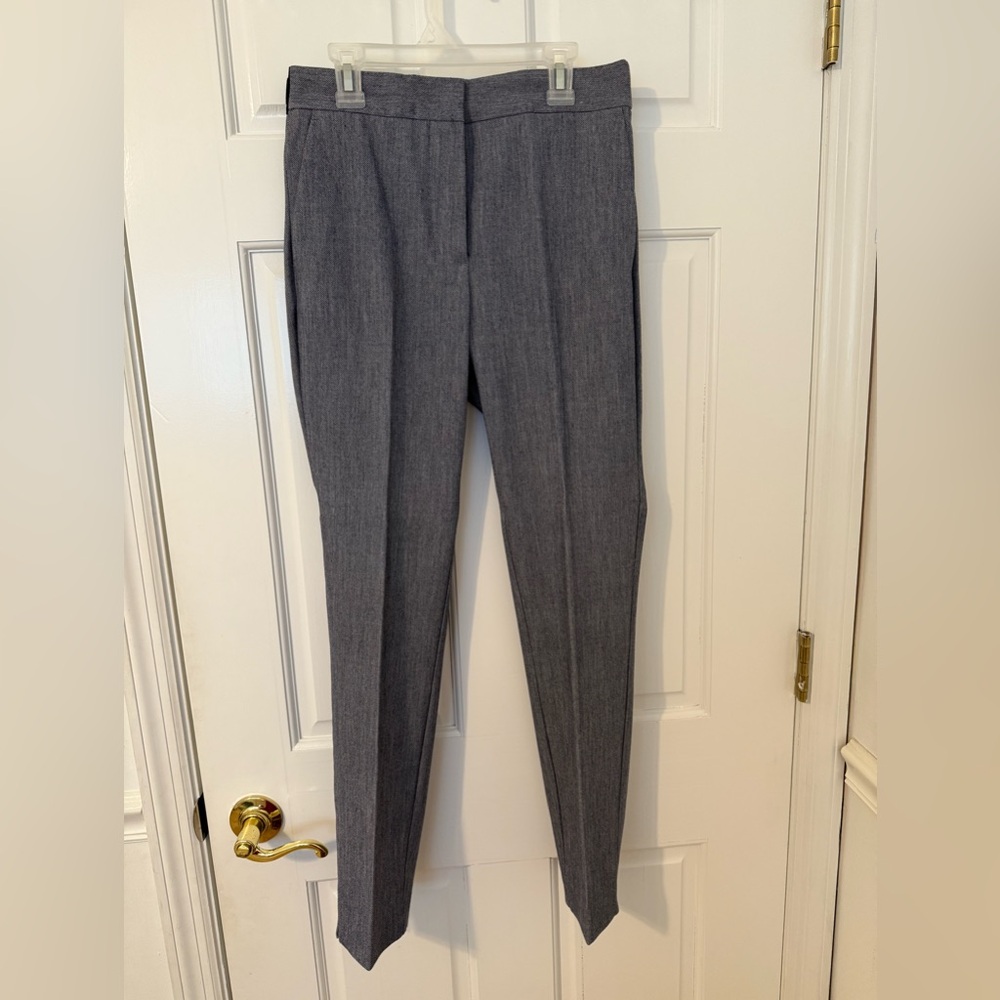 Zara Women's Ankle Length Dress Pants Elastic Waistband Gray NWOT Size Small